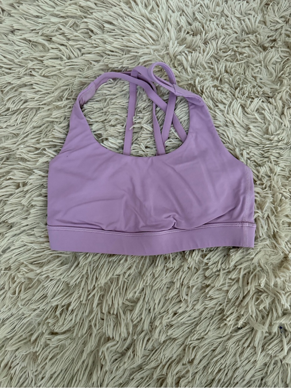 Lululemon NWT Energy Bra Size 2 PINK TAUPE